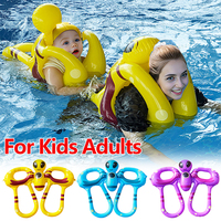 PVC Drifting Safety Vest Lightweight Inflatable Buoyancy Vest Portable Adjustable Webbing Safety Buckle Swim Pool Accessories