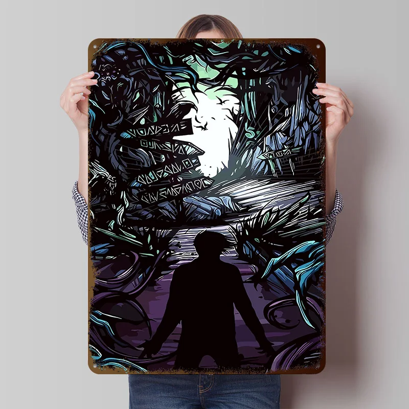 Ein unvergesslicher Tag Musik-Druckposter, personalisierte Retro-Wandkunst, Vintage-Metallschilder für Heimdekorationen, Wohnzimmer-Wanddeko