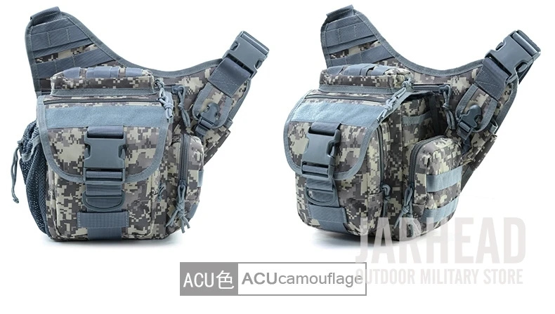 Wasserdichte Camouflage-Umhängetasche für Outdoor-Aktivitäten, Robuste Herren-Klettertasche für Reisen, Wandern und Outdoor-Ausrüstung – Detail 30