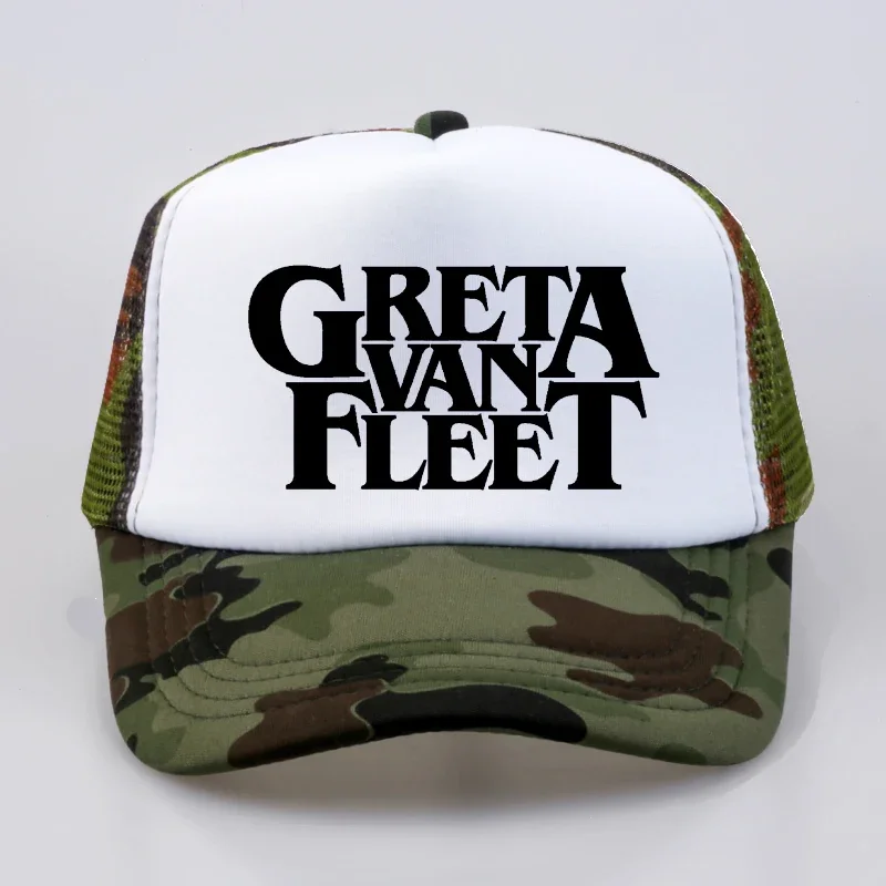 Greta Van Fleet band hat fashion Summer cool Mesh Baseball caps men Women rock hats streetwear snapback cap men