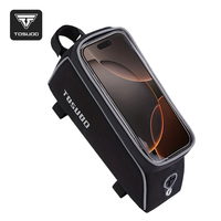 TOSUOD 7.0 inch Phone Case Bike Bag, Waterproof Touchscreen Frame Front Top Tube Bag for MTB Road Bicycle
