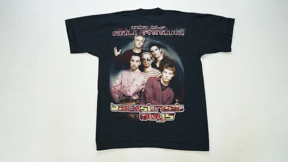 Rare VTG Backstreet Boys Into The Millennium 2000 Rap T Shirt 2000s Boy Band S