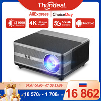 ThundeaL Full HD 1080P Projector WiFi LED 2K 4K Video Movie Beam TD98 TD98W Android Projector PK DLP Home Theater Cinema Beamer