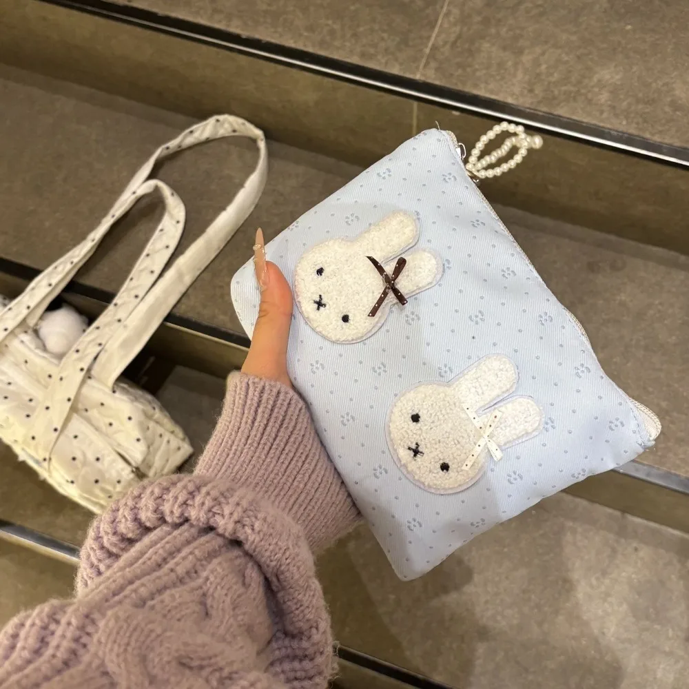 Miffy Kawaii Large capacity makeup bag portable lipstick and cosmetics storage bag Cute Gift Toy view 4