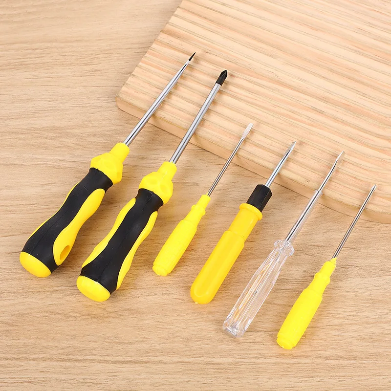 BIESUO Household Hardware 6-piece Screwdriver Multifunctional Set Maintenance Tool 6-piece Screwdriver