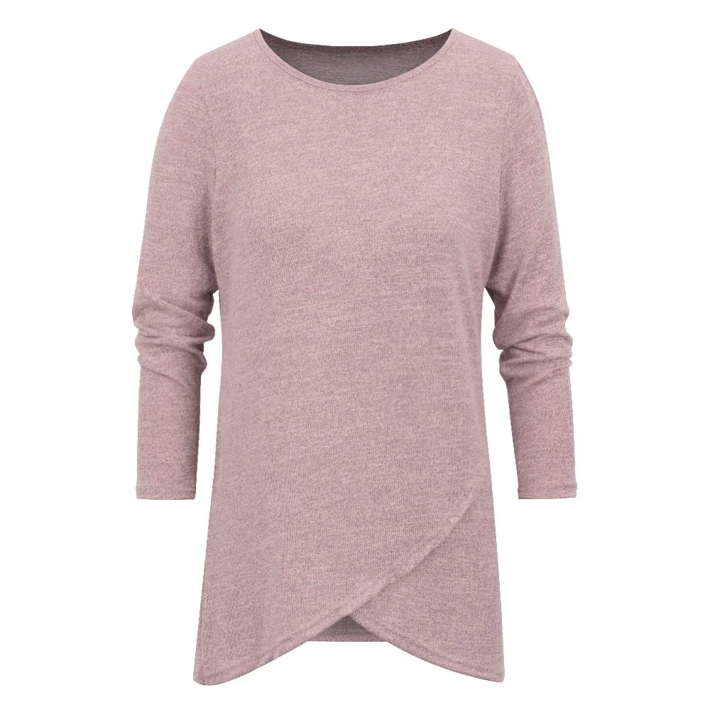 Long Sleeve Women\'s Tops 2023 Solid Color Autumn Winter Clothing Long Sleeve T -shirt Tee Fashion Female Korean Blouse Y2K Clot