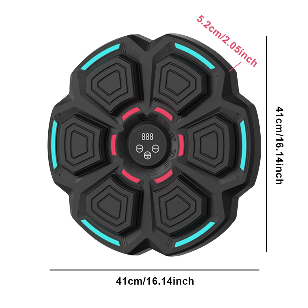 Inteligentna maszyna bokserska z muzyką Bluetooth Cel bokserski Trening domowy Maszyna do montażu na ścianie Naścienny inteligentny trener