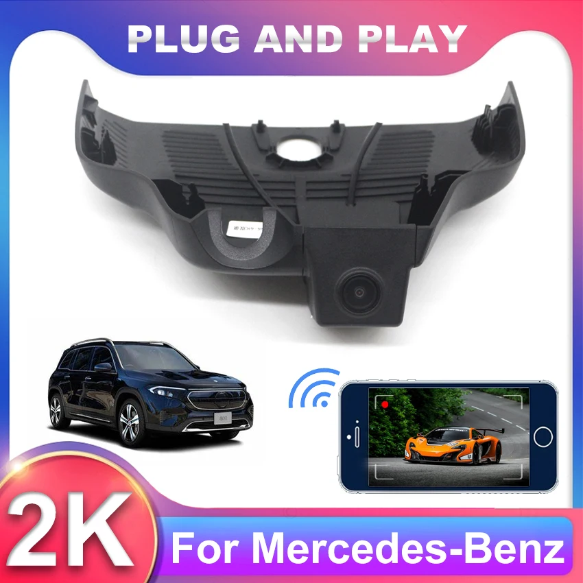 Car DVR Wifi Camera HD 2K Dash Cam Video Recorder Original For Mercedes-Benz EQB 350 EQB350 4MATIC 2022 Plug and play Dashcam