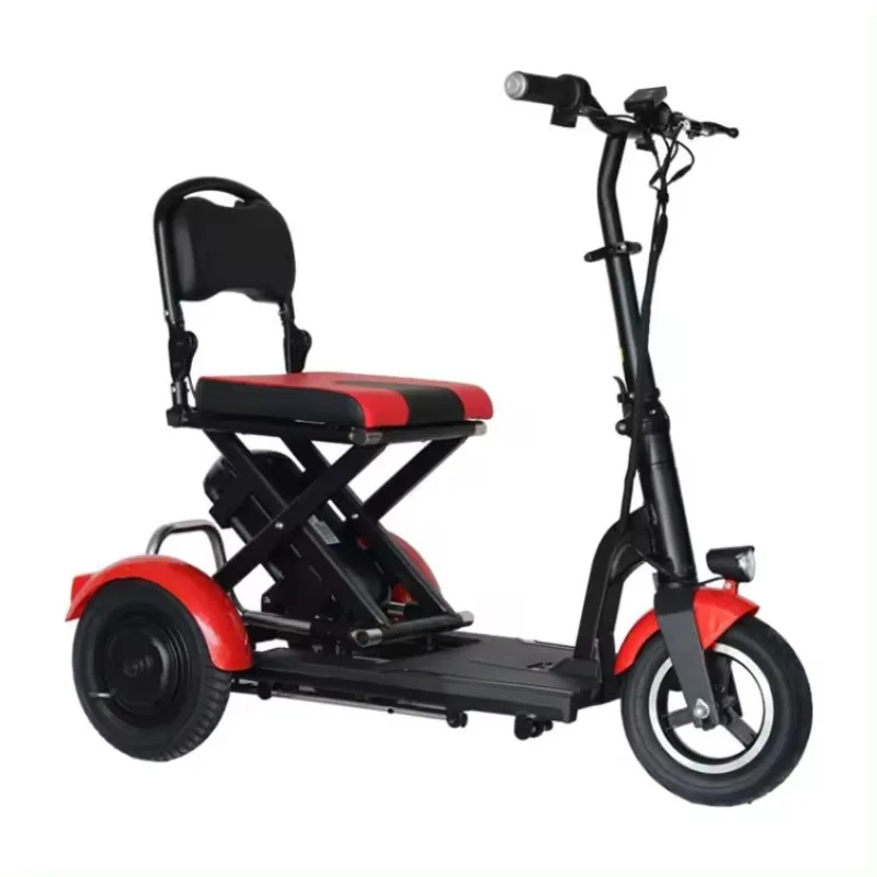 Elderly Electric Tricycle Lithium Battery Folding Mobility Scooter