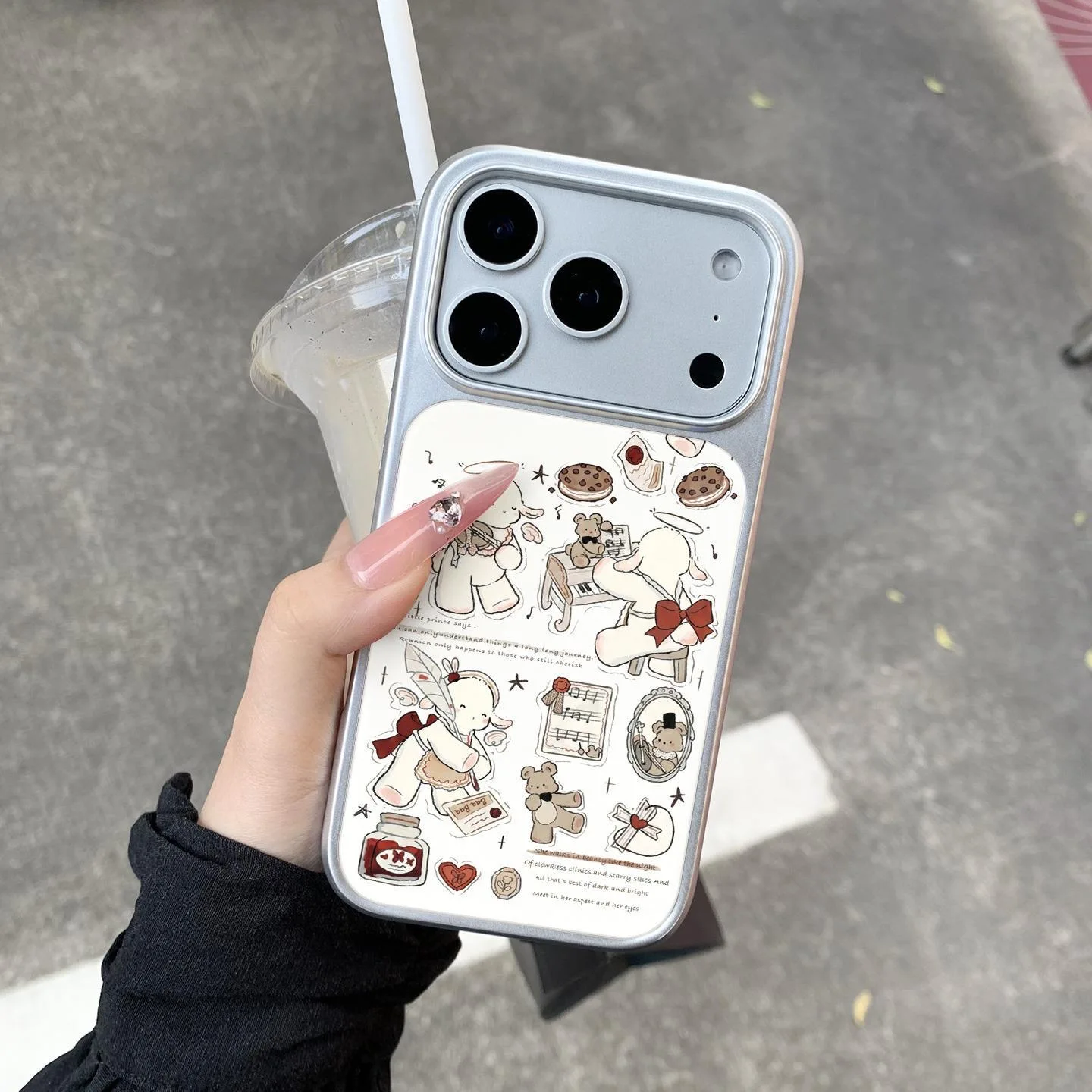 

Luxury cartoon sheep illustrationPhone Case for iPhone 17 16e 16 15 14 13 12 11 Air Pro Max XR XSMAX Plus Clear Soft Back Cover