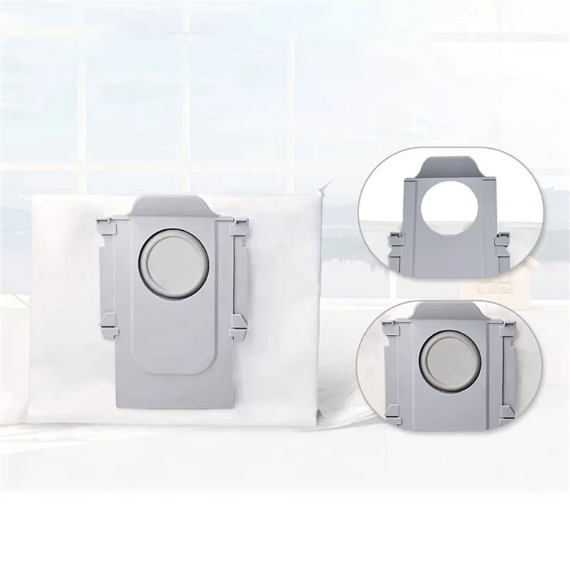 A44T Dust Bag For Roborock Q5+ S7 Maxv Ultra Robot Vacuum ,3L Large Capacity Acuum Bag Compatible(12PCS)