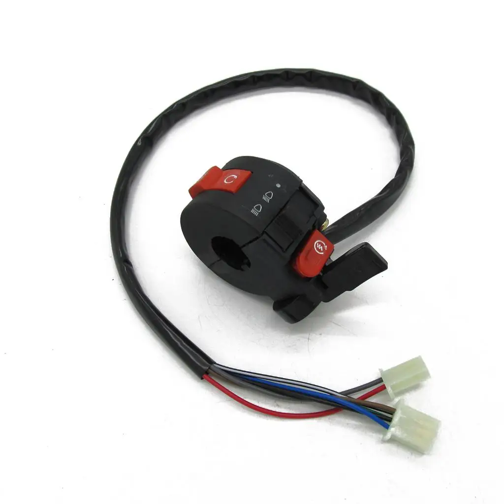 3 Function Left Handlebar Switch Assembly Plastic for ATV Quad 50cc 110cc Sunl Taotao 22mm