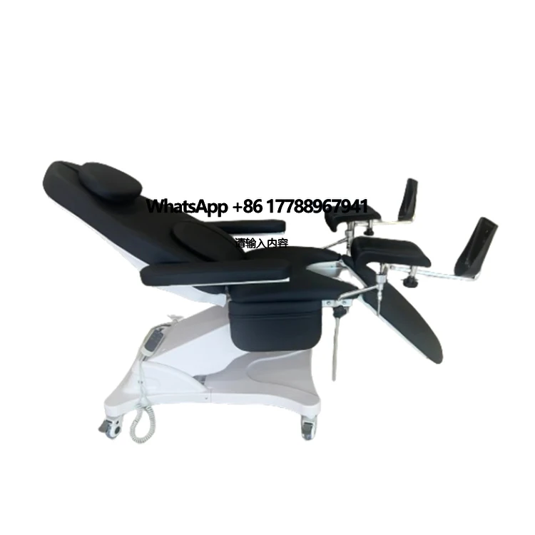 

Medical Hospital Black Electric Gynaecology Delivery Examination Table Adjustable Gynecological Women Diagnosis Birth Labor Bed