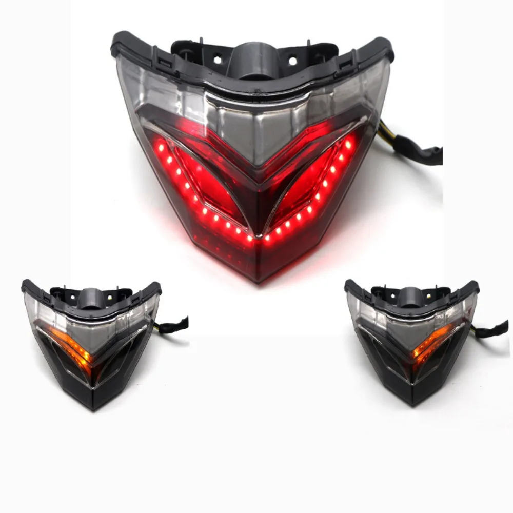 

LED Taillight for kawasaki ninja 250 & 300 (2013-2017) - Turn Signals & Brake Light Rear Integrated Assembly Tail Light