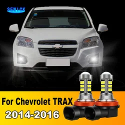 2Pcs LED Lamp Car Front Fog Light Accessories For Chevrolet TRAX 2014 2015 2016