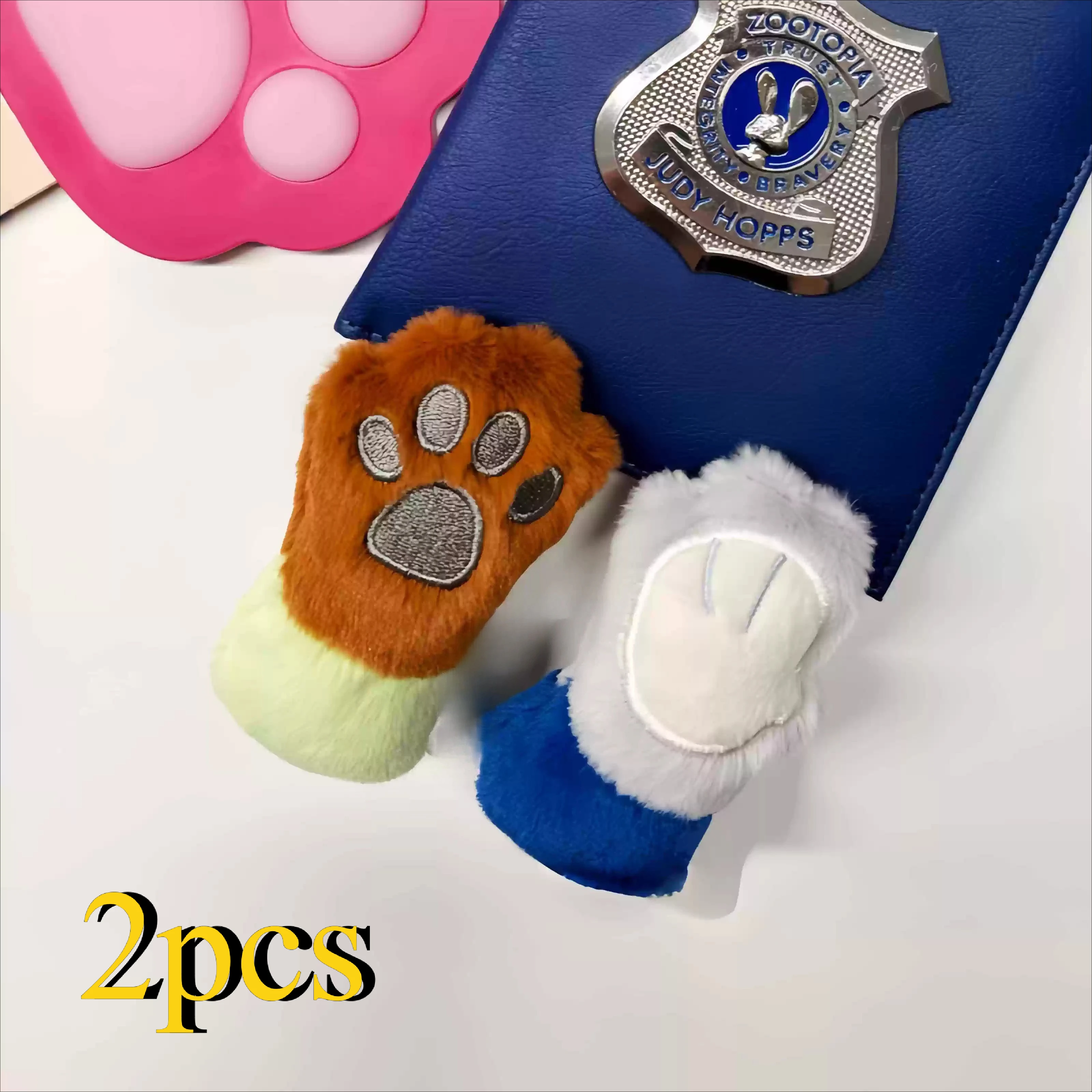 

Cartoon Animals Plush Hair Clips - Cute Animal Ear Hair Accessories for Kids Girls Judy Nick Cosplay & Costume Parties