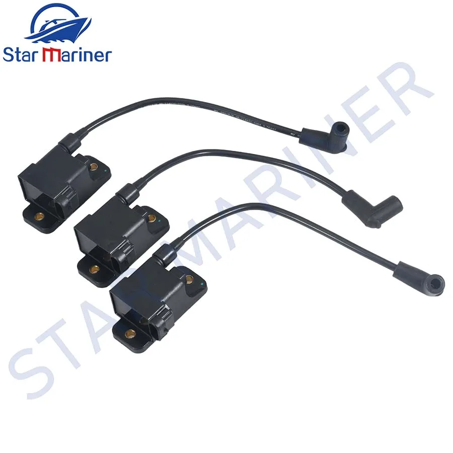 CDM Module Assy CDM Ignition Coil 3Pcs 827509A7 827509A1 827509A5 827509T5 For Mercury 30-300HP Outboard Motor Marine Parts