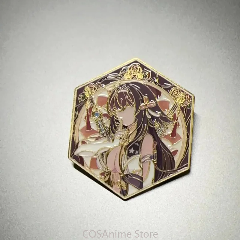 Ye Shunguang Zenless Zone Zero Anime Pendant Metal Badge Bedge Game itabag Clothes Cosplay Collection Fans Gift