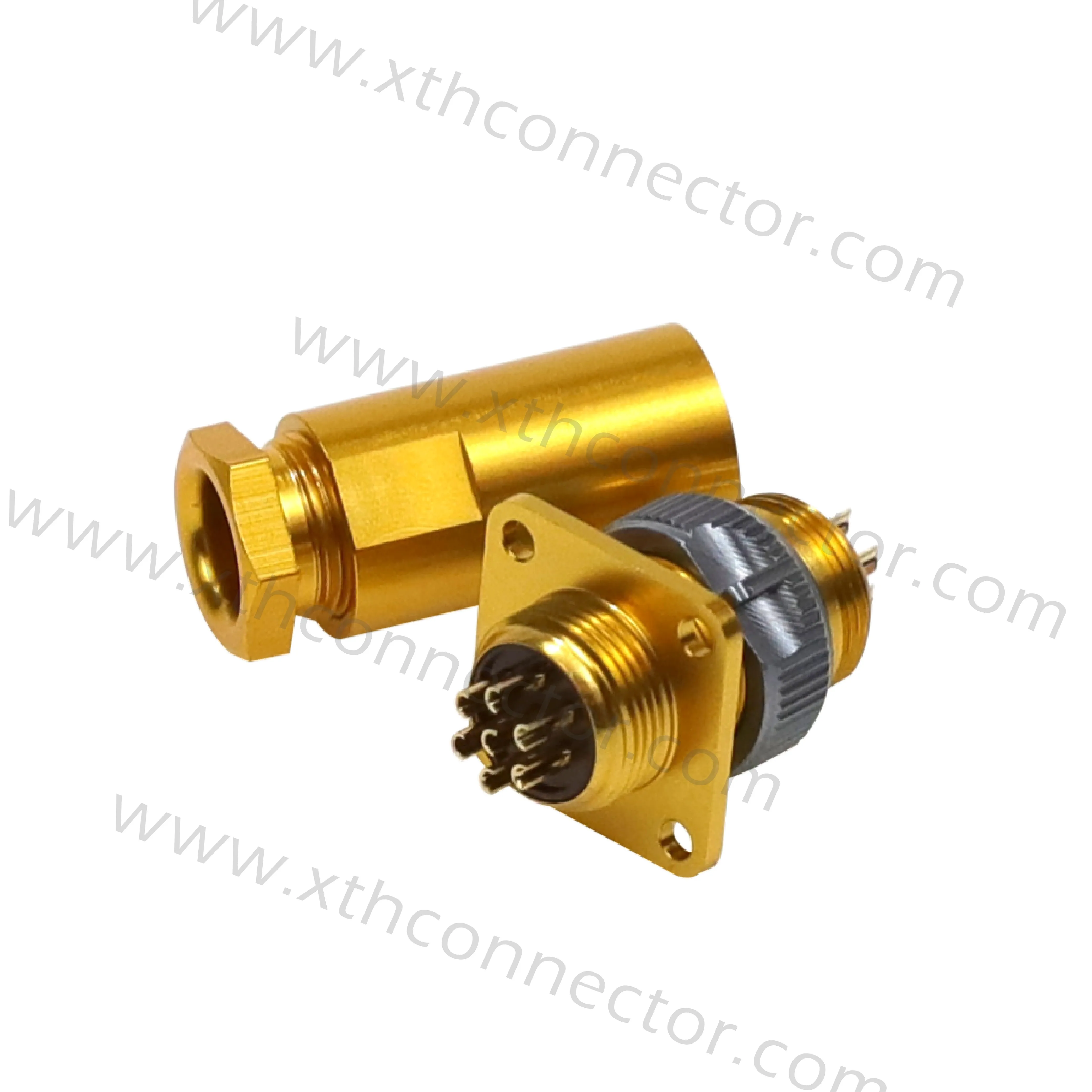 PC/PY04 7PIN connector Russian standard connectors with male and female heads or different tail cover combinations with cables