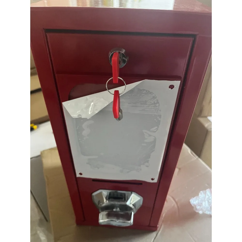 

Best Selling Easy to Carry Plastic Vending Machine with Two-Slot Card Sticker Coin & Token Payment System Mechanical Design
