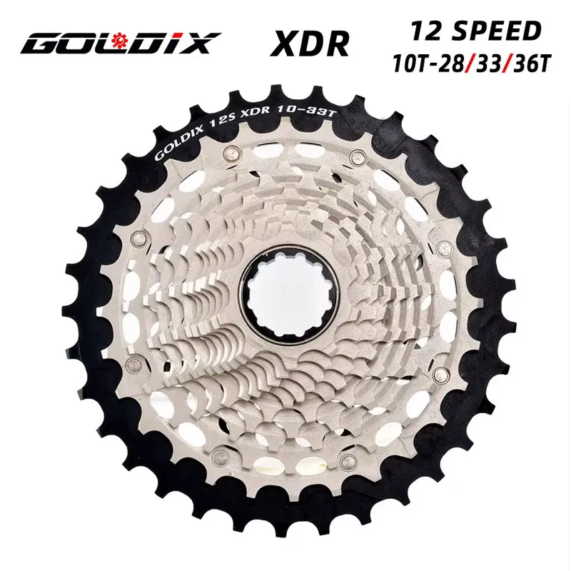 

GOLDIX road 12 speed xdr 28t 33t 36t k7 steel cnc light transmission for road electronics switching r9270 r8170 Bike Freewheel