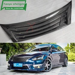 For Nissan Teana Altima 2013-2015 Front Grille Racing Grill  Car Upper Bumper Hood Vent Mesh Body Kit Grid