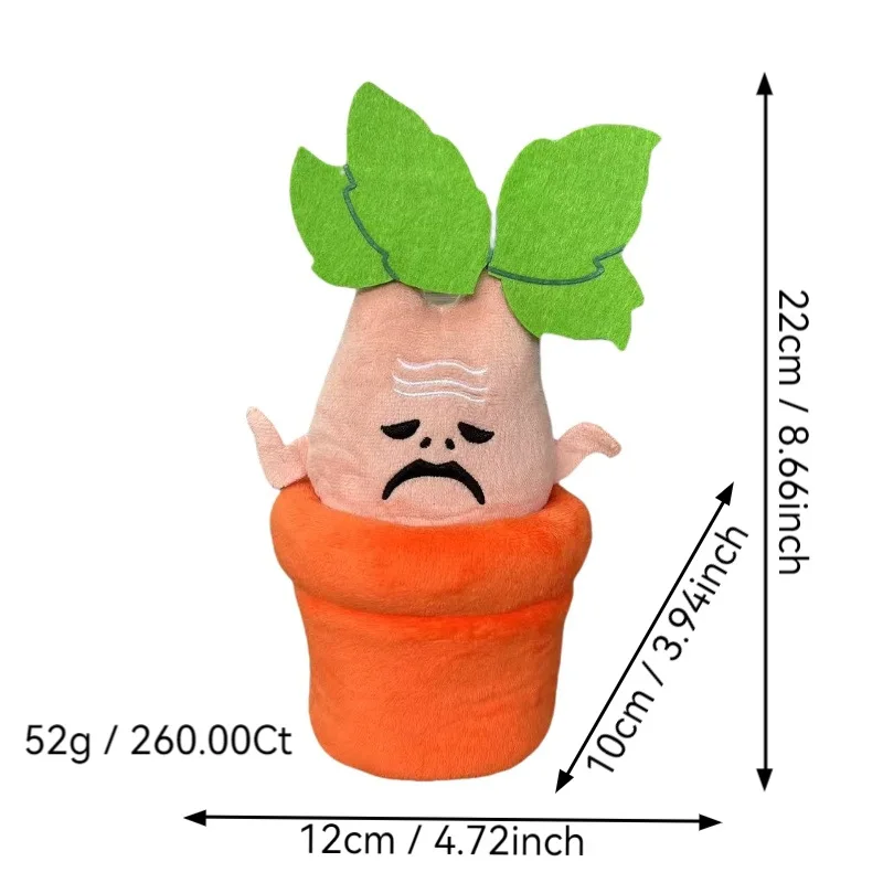 35 centimetri Harries Mandrake Pianta Magica Elfo Potters Peluche Bambola Morbido Cuscino Ornamenti Periferiche di Film Peluche Regali Per Bambini