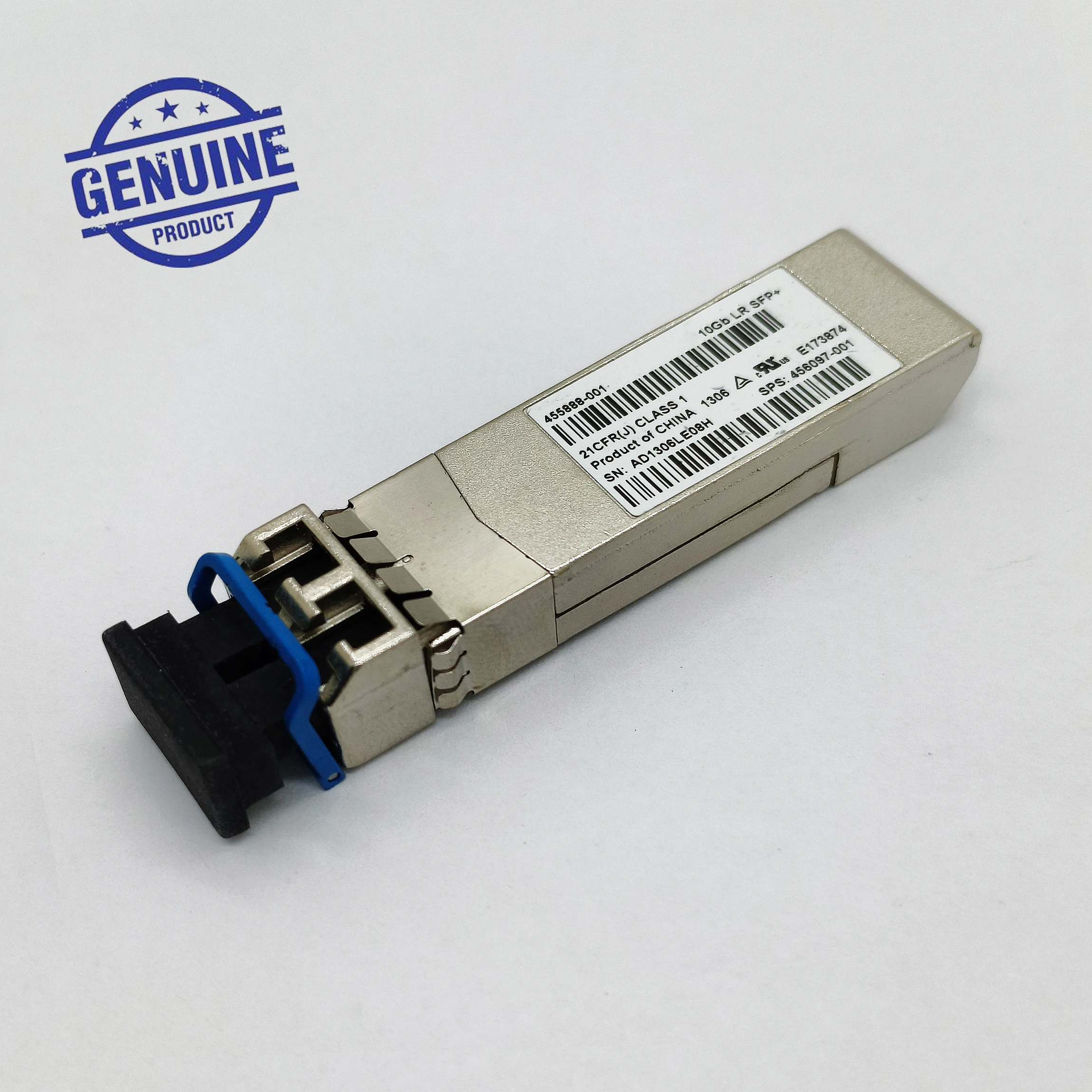 Genuine For HP 455886-B21 455888-001 HP BladeSystem c-Class 10Gb SFP-10G-LR 1310nm 10kmTransceiver Optical Module