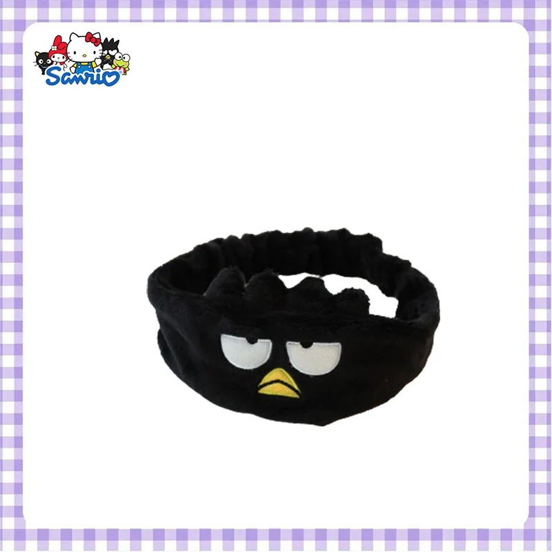 Kawaii Sanrio Gudetama Hanyodon Bad Badtz Maru Hairband Wash Face Make Up Headband Girl Headband Anime Figure Festival Gift