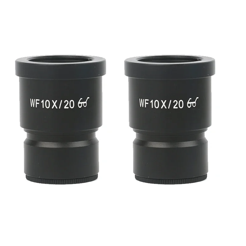 2PCS Microscope Auxiliary Eyepiece WF5X WF10X WF15X WF20X WF25X WF30X Wild Field For Stereo Binocular Trinocular 30MM Interface