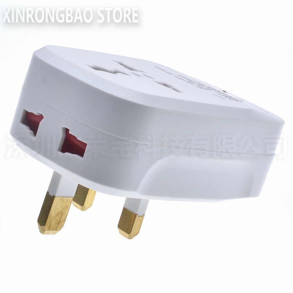 Universal International Plug Adapter 2 USB Charging Port World Travel AC Power Charger Adapter EU & UK Converter With LED MAX13A