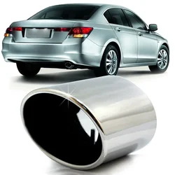 1PCS Car Exhaust Tip Muffler For Honda Accord 2008 2009 2010 2012 REAR MUFFLER TIP PIPE STEEL EXHAUST TAIL Automobile Parts