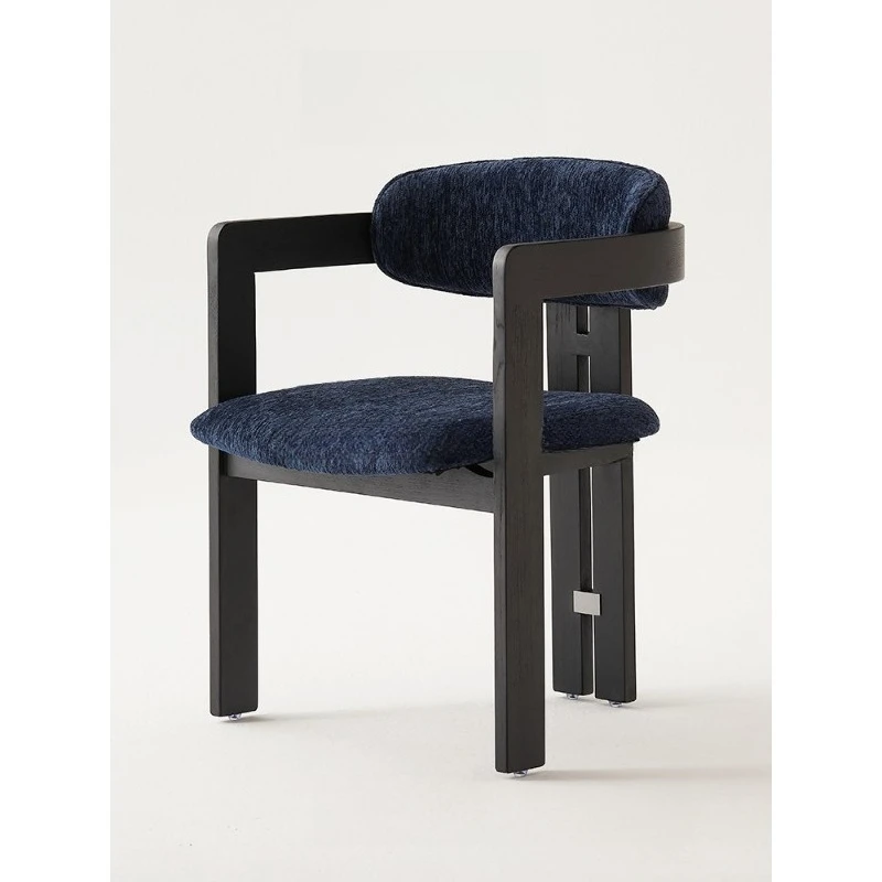 

Household medieval solid wood chair, ash wood 0414 armchair