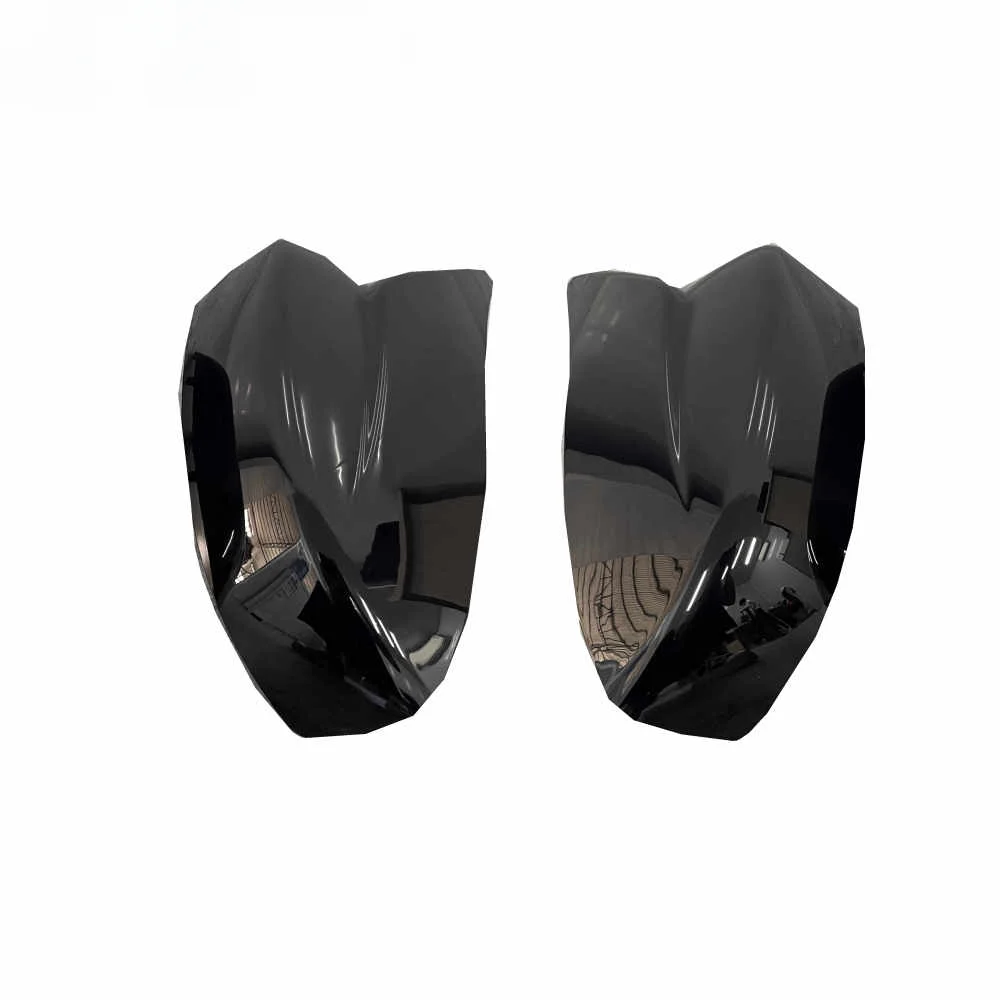 High quality black glossy rearview mirror cover with cow horn style suitable for Infiniti G37 rearview mirror cover