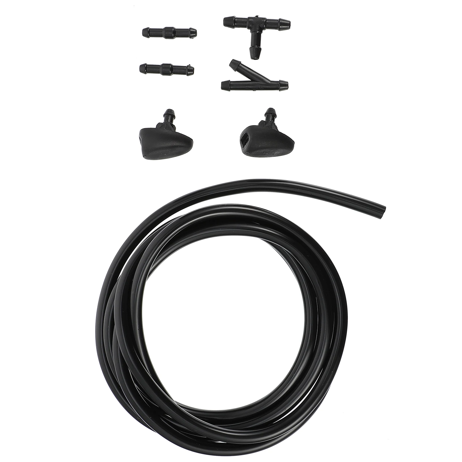 

2 Sets Windshield Washer Nozzle Sprayers Plastic Corrosion Resistant Car Accessories Durability Wide