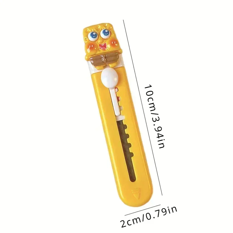 1 قطعة/8 قطعة سكين الفن الإبداعي لطيف الكرتون التسليم السريع قطعة أثرية المحمولة الة قطع الورق حساب اليد سكين رسالة فتاحة السيف