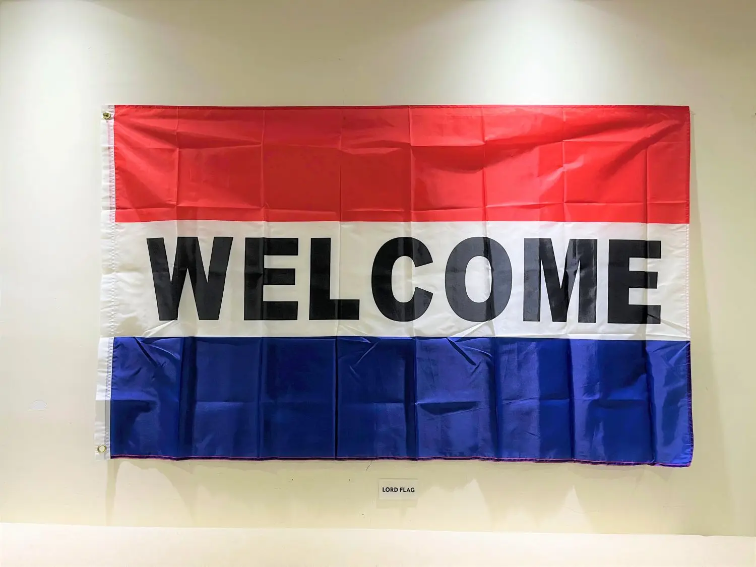 Free shipping Welcome Business Flag 90X150cm Polyester Banner For Decoration Double side