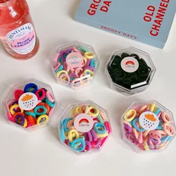 40 Piece/set Candy Color Elastic Hair Bands Girls Hair Ties Ponytail Holder Hair Wear Rubber Bands Scrunchies Hair Accessories