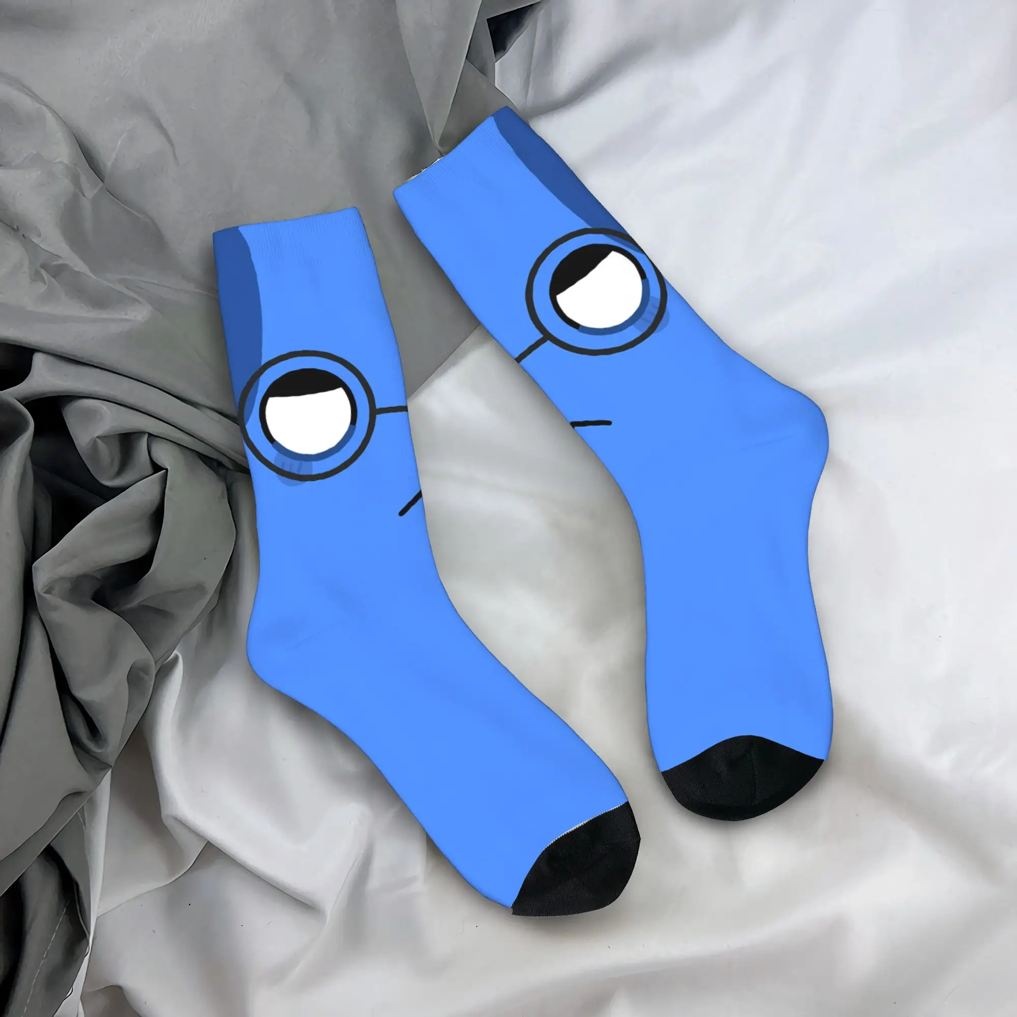 Animal Hospital Blue Rabbit Glasses Cartoon Stockings Couple Socks Quality Socks Spring Outdoor Anti Slip Socks Birthday Present