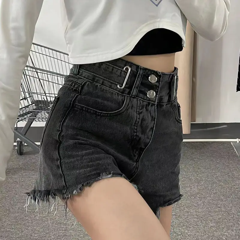 

Women's High Waist Denim Shorts