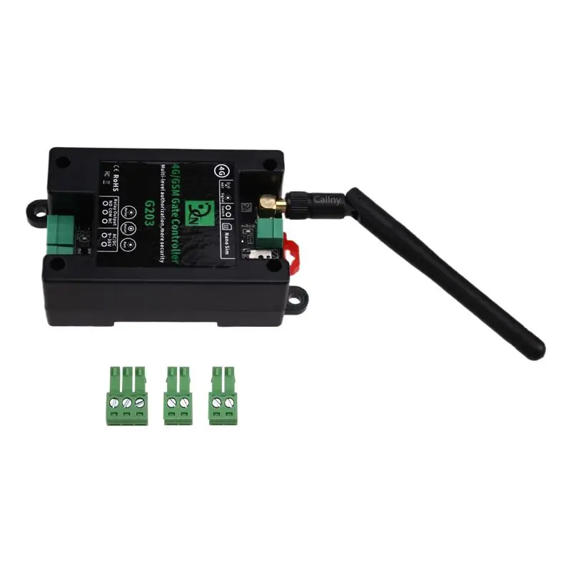 Exquisite-Smart Model Gsm Remote Control Relay Switch G203 4G Mobile Phone Operated Door & Gate Controller Door Opener