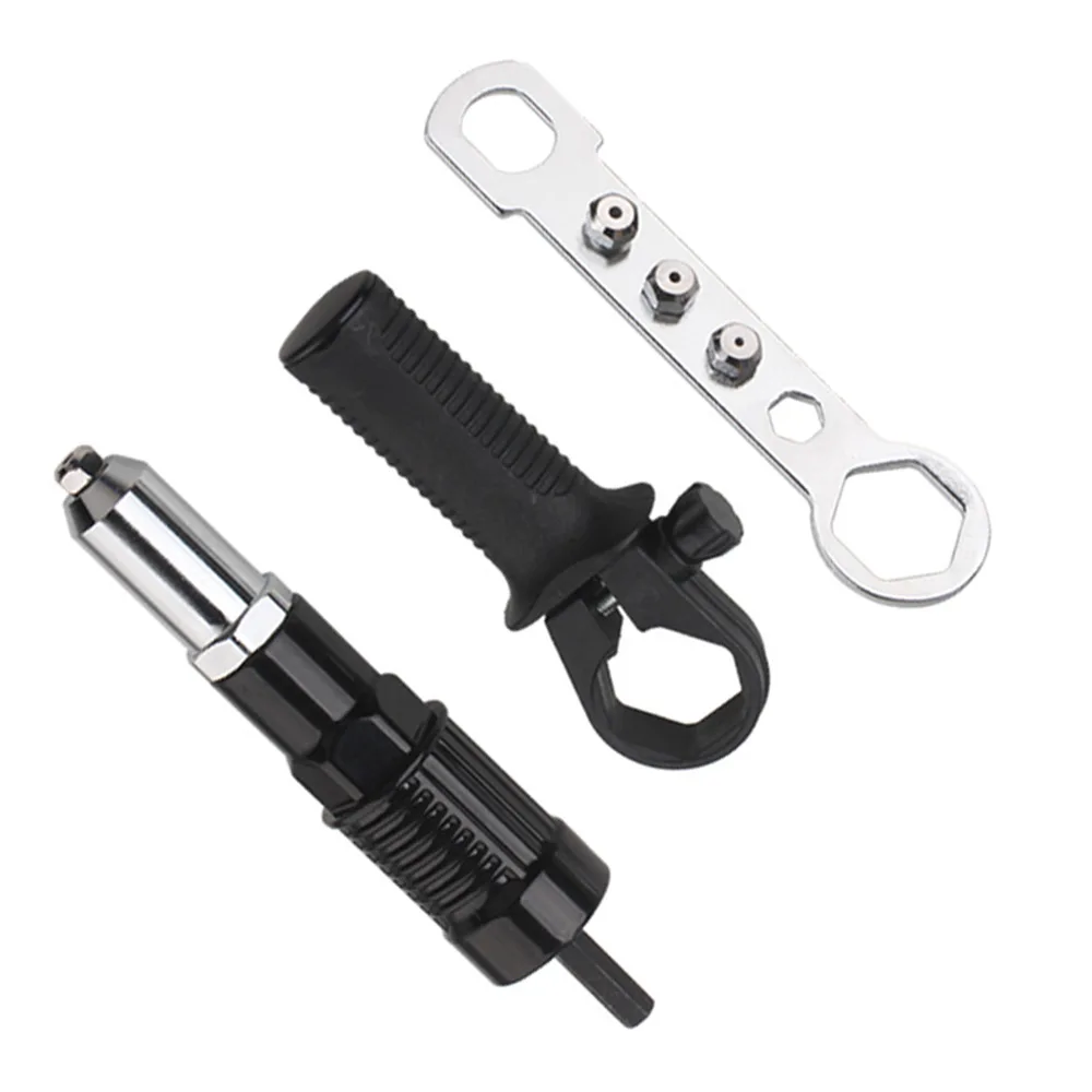 

Newest Sale High Quality 3PCS Car Power Drill Riveting Adapter Kit For Truck SUV RV Car Rivet Machine Car Accessories