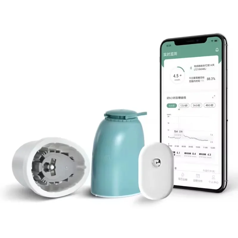 systeme-cgm-non-invasif-sans-sang-glucometre-constant-Etanche-patchs-cgm-surveillance-continue-du-glucose-capteur-de-glycemie