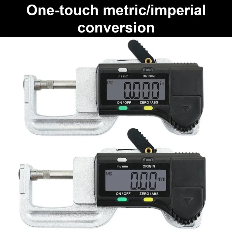 

Digital Thickness Gauges Horizontals Electronic Thickness Meter Measurement Measure Tool 0 to 12.7mm Calipers, 0.01mm