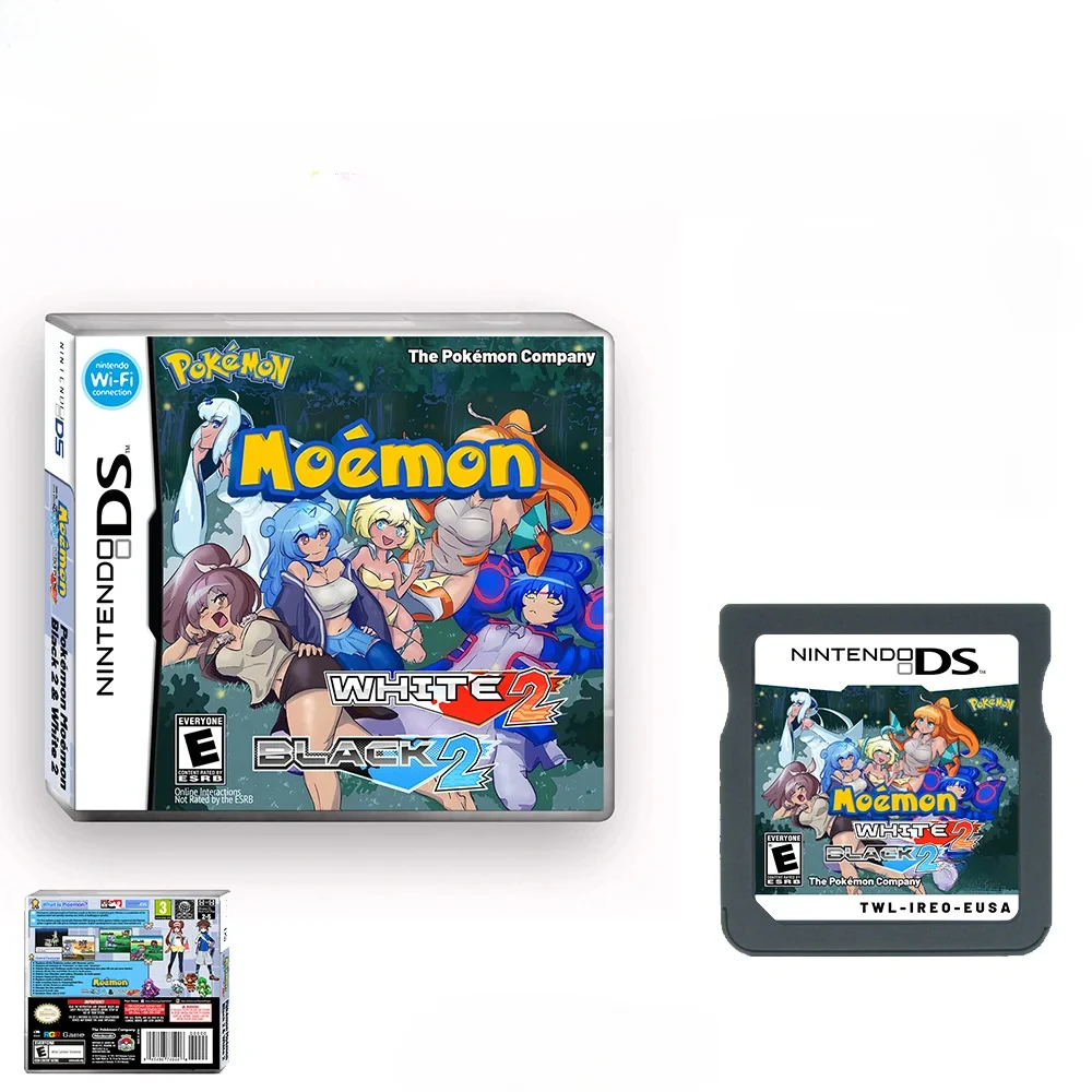 

Игровая карта Pokemon NDS, Pokemon Moemon White 2 и Black 2, американская версия английской игры