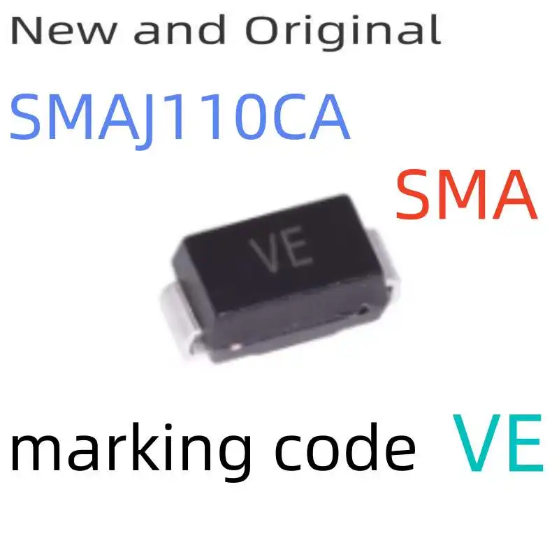 

Smaj110Ca Sma Bi-Polar 400W 110V Surface Mount Transient Voltage Suppressor Marking Code Ve
