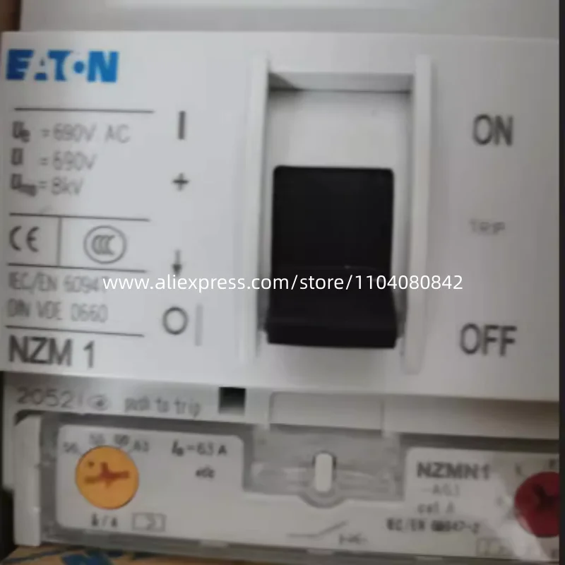 New original EATON plastic case circuit breaker NZMS1-A80