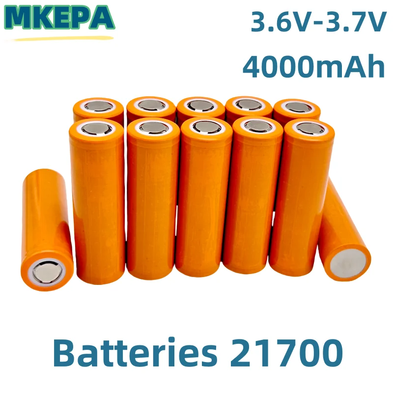3.2V 21700 Rechargeable Battery 4000mAh Power Batteries 3C Discharge 21700 HD Cell Lithium Battery Applies toFlashlight