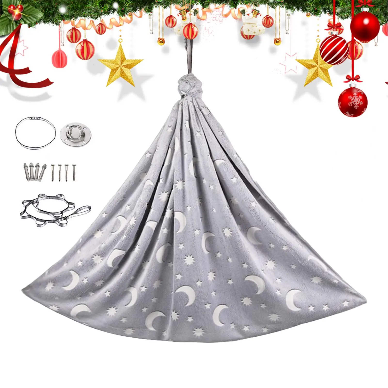 

Sensory Swing Glowing Swivel Flannel Doorway Children Pod Swing Chair For Interior Outdoor Bedroom Living Room Nursery Baby Room