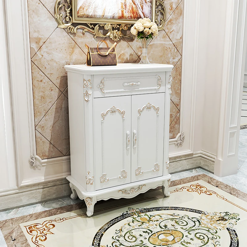 

Dustproof Multifunctional Shoe Cabinet Design Solid Wood Shoe Cabinet Space Saving Luxury Schoenenrek Furniture For Home